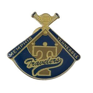Cooperstown Dreams Park Baseball Trading Pin Memphis Travelers 2004 TN Tennessee